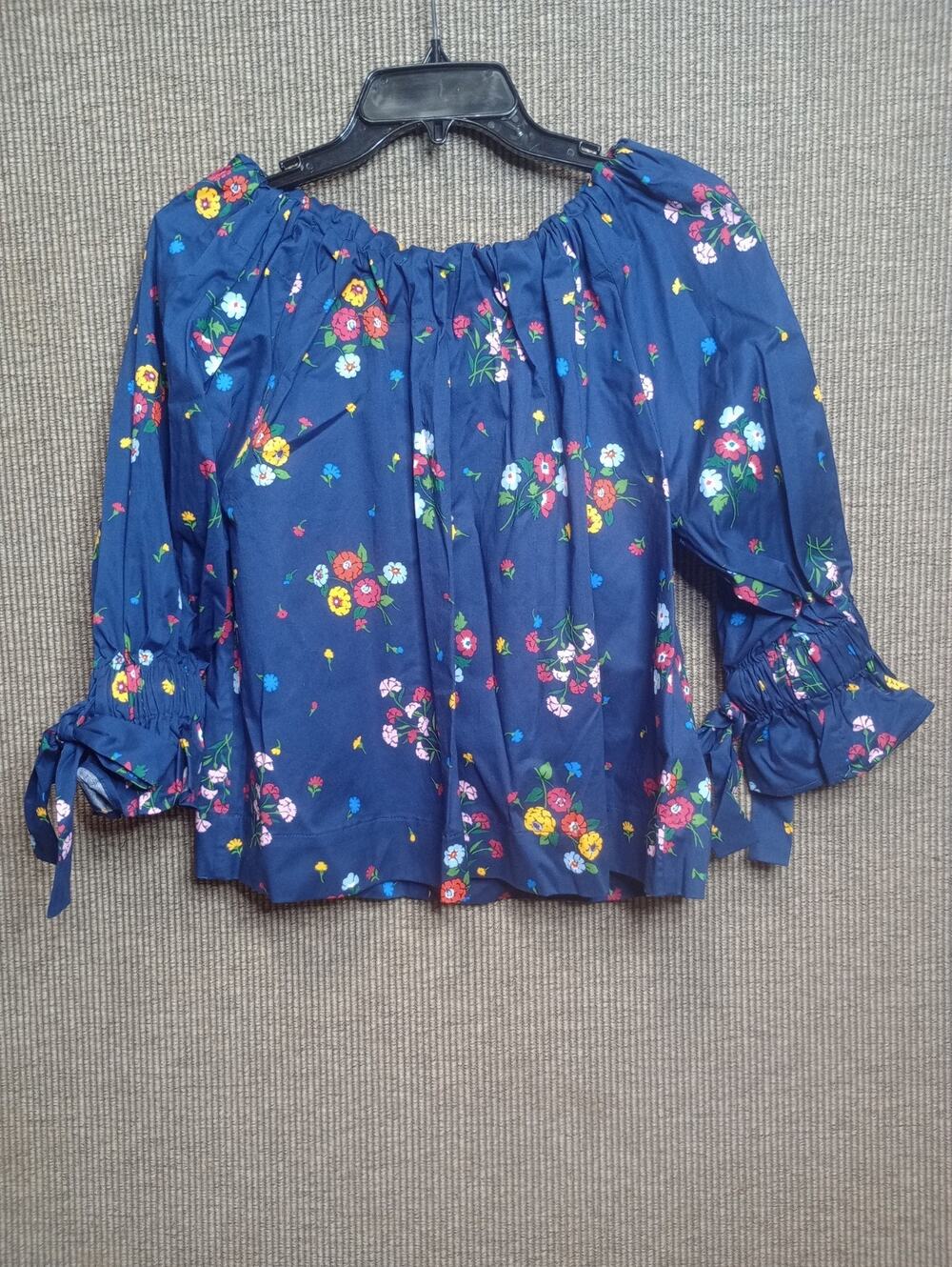 Kate Spade Bouquet Toss Tie-Back Top Size XS